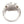 Anillo de plata esterlina con león y escudo de caballero, anillo en vista de tres cuartos a la derecha