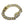 Bracelet à maillons Kokopelli en argent sterling et laiton, face avant du bracelet Kokopelli