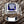 Ein großer Saphir-Zirkonia-Ring für Herren in einer gotischen Fassung aus Sterlingsilber mit einem strahlenden Stein-Halo