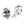 Large Skull Sterling Silver Stud Earrings, skull front and rear silver stamp