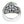 London Blue Topaz Octopus Sterling Silver Ring. Octopus openwork reverse.