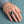 London Blue Topaz Octopus Sterling Silver Ring worn on an adult hand.