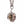 Lucha Libre Mask Sterling Silver Pendant, mask side profile