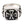 Bague biker croix de Malte en argent sterling, bague croix de Malte de face