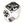 Bague biker croix de Malte en argent sterling, profil latéral de la bague