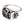 Bague biker croix de Malte en argent sterling, bague trois-quarts gauche