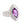 Marquise Amethyst Crozier Sterling Silver Bishop Ring. Amethyst white front.