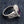 Marquise Amethyst Crozier Sterling Silver Bishop Ring. Crozier side profile.