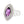 Marquise Amethyst Crozier Sterling Silver Bishop Ring. Halo white opposite.