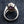 Marquise Amethyst Crozier Sterling Silver Bishop Ring. Open filigree reverse.