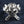 Mechanic flame skull silver ring, flame skull and crossed wrenches from front