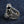 Mjolnir Charm and Scale Sterling Silver Ring shown in triquetra loop top view.