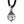 Moonstone Tribal Blossom Sterling Silver Pendant, moonstone blossom on cord