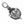 Moonstone Tribal Blossom Sterling Silver Pendant, moonstone cage angle