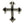 Multi Skull Gothic Cross Sterling Silver Pendant, cross reverse and bail