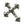 Multi Skull Gothic Cross Sterling Silver Pendant, five skull cross right angle