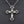 Multi Skull Gothic Cross Sterling Silver Pendant, worn chest detail