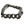 Multi-Totenkopf ID-Armband aus Sterlingsilber, Seitenwinkelansicht
