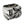 Openwork Gothic 13 Sterling Silver Ring shown in scroll numerals oblique view.
