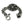 Phantom Skull Sterling Silver Link Bracelet, curved front