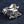 Pirate Skull Sterling Silver Ring with Gold Jolly Roger, ring opposite side