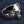 Pirate Skull Sterling Silver Ring with Gold Jolly Roger, ring reverse