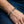 Motorcycle Piston Sterling Silver Link Bracelet, worn on the wrist