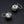 Kürbiskopf Ohrhänger aus Sterlingsilber, Haken und Rückseite
