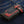 Red Cobra Inlay Woven Leather Biker Wallet, front closed