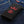 Red Crown Shark and Stingray Leather Biker Wallet, crown wallet front angle