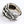Bague croix de chevalier en argent sterling 925 et zircone cubique rouge, poinçon d'argent à l'intérieur de l'anneau
