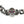 Sterlingsilber-Gliederarmband mit Totenkopf und roten Augen, rote Augen des Totenkopfs