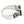 Sterlingsilber-Ring mit rotem Granat und Eisernem Kreuz mit Fassungskrabben und Kreuz-Seitenansicht