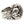 Bague rose en argent sterling et grenat rouge, poinçon à l'intérieur de l'anneau