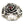 Bague rose en argent sterling et grenat rouge, bague vue de trois-quarts gauche