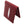 Red Pearl Stingray Bifold Wallet showing pearl-marked panel standing upright.