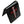 Red Row Stingray Cross Leather Biker Wallet, standing front angle