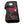 Red Stingray Demon Skull Tooled Leather Wallet, tooled wallet front view