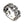 Openwork Wave Weave Sterling Silver Band Ring shown in ribbed strands oblique view.