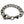 Rider Dragon Sterling Silver Link Bracelet, closed bracelet underside