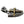 Cross Shield Sterling Silver and Brass Pendant, side profile
