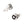 Round Star Stud Earrings in Sterling Silver. One round star faces forward while the other turns to show its smooth back and post.
