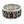 Bague bandeau en argent sterling avec fleur de lys rouge rubis, pierre ovale rouge rubis à l'avant et volutes