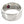 Bague bandeau en argent sterling avec fleur de lys rouge rubis, ouverture arrière de l'anneau