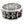 Bague bandeau en argent sterling avec fleur de lys rouge rubis, anneau à fleur de lys de trois-quarts droit