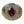 Ruby-Red Stone Gold-Plated Bishop Ring, stone halo front