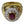 Ruby-Red Stone Gold-Plated Bishop Ring, stone top