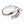 Samurai Sword Sterling Silver Open Band Ring showing open band profile