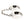 Chained Double Sterling Silver Handcuff Ring. Connecting links oblique.
