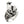 Sterling Silver Skull Locket Ring. Closed skull lid.